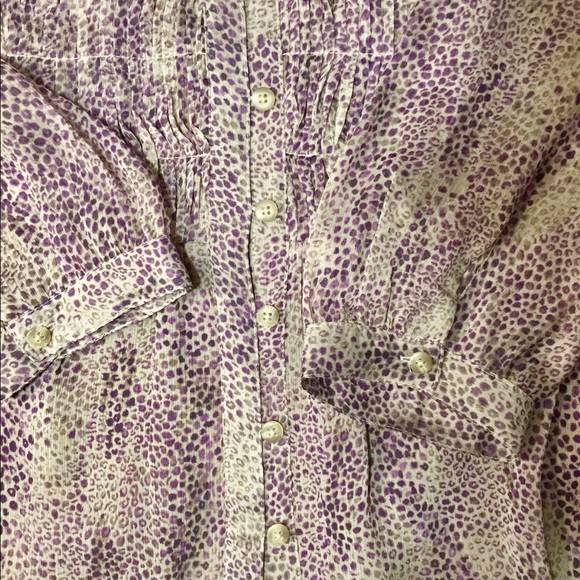 BEAUTIFUL LADIES COLDWATER CREEK CHIFFON BLOUSE - Picture 8 of 10